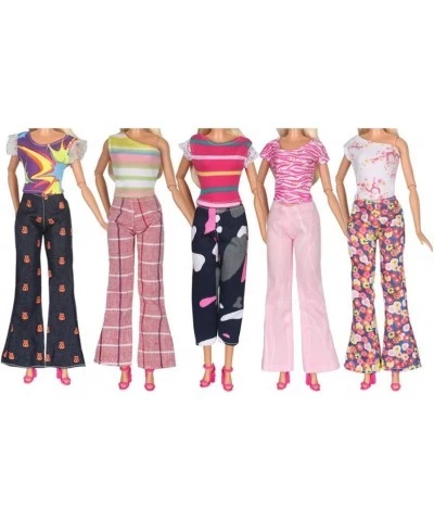 8 Items Doll Clothes 5 Sets Doll T-shirt Outfits and 3 Sets Swimsuits Summer Bikini Bathing Suits for 11.5" Girl dolls $19.30...