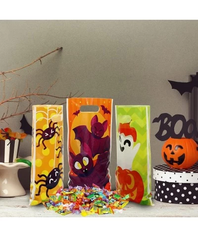 96 Pcs Halloween Candy Treat Bags in 6 Multi Character Designs Halloween Goodie Gift Bags Party Favors Halloween Trick or Tre...