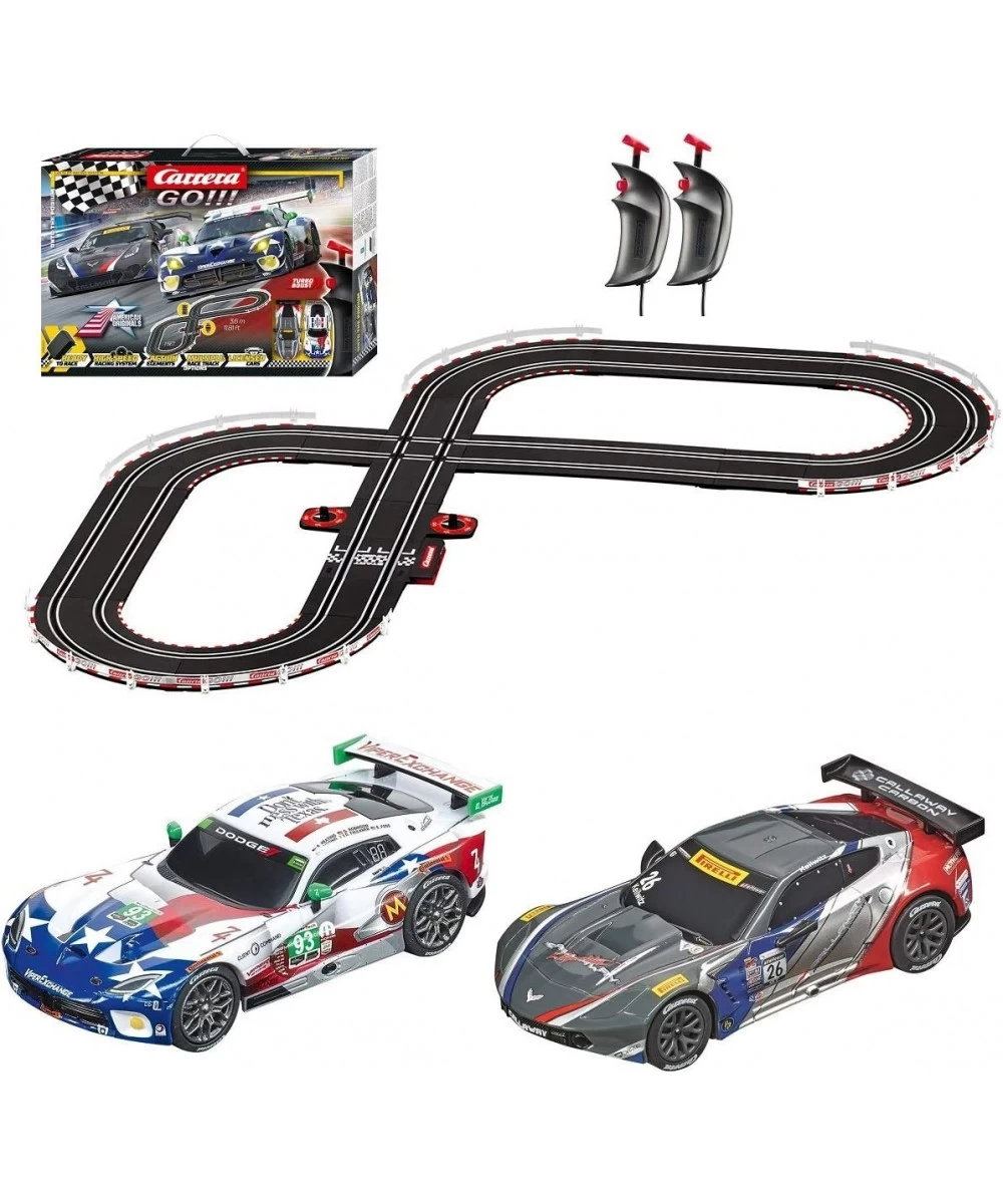 GO!!! 62521 onto The Podium Electric Powered Slot Car Racing Kids Toy Race Track Set Includes 2 Hand Controllers and 2 Cars i...