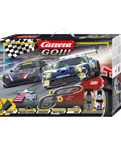 GO!!! 62521 onto The Podium Electric Powered Slot Car Racing Kids Toy Race Track Set Includes 2 Hand Controllers and 2 Cars i...