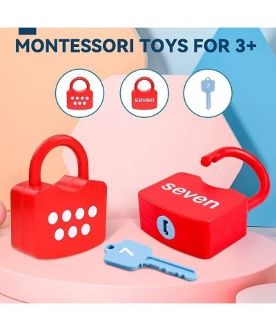 Montessori Toys for 3 Year Old Preschool Activities Toys Games for Toddler Lock & Key Counting Toys for Toddlers Math Manipul...