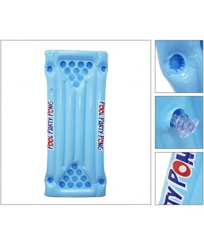 Inflatable Beer Pong Floats Table Pool Float Summer Water Party Fun Air Mattress Swimming Pool Raft Lounge PVC Floating Raft ...