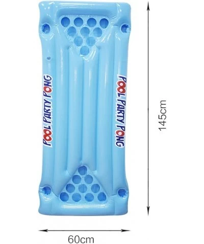 Inflatable Beer Pong Floats Table Pool Float Summer Water Party Fun Air Mattress Swimming Pool Raft Lounge PVC Floating Raft ...