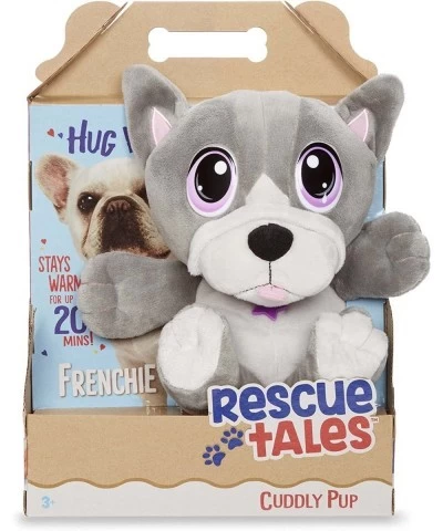 Rescue Tales Cuddly Pup Frenchie Soft Plush Pet Toy Multicolor $18.42 Plush Figure Toys