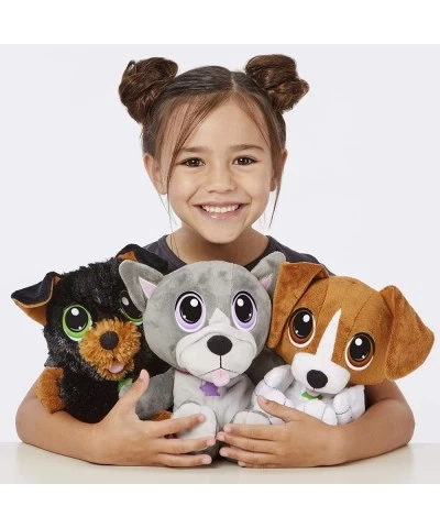 Rescue Tales Cuddly Pup Frenchie Soft Plush Pet Toy Multicolor $18.42 Plush Figure Toys