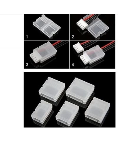 25pcs/lot lipo Battery Balancing Plug Protector AB Clip Buckle 2S 3S 4S 5S 6S JST-XH Balanced Head Protection Balance Plug Sa...