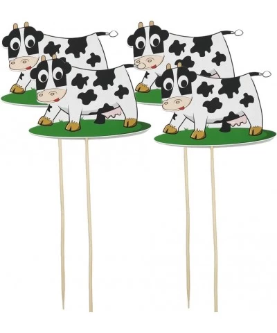 Cow Centerpieces Sticks Cow Theme Party Table Topper Cow Print Farm Animal Barn Party Supplies $16.45 Kids' Party Centerpieces