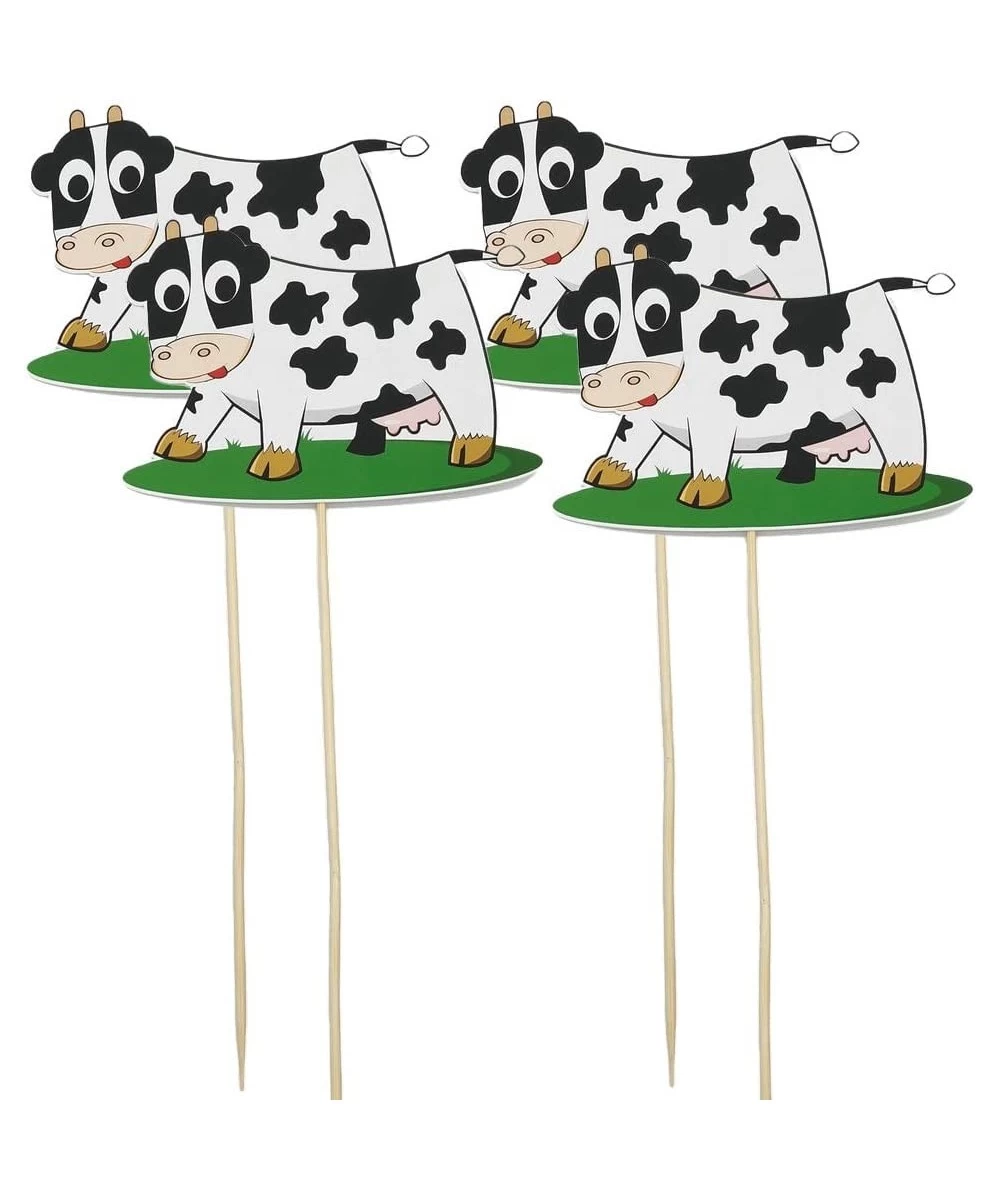 Cow Centerpieces Sticks Cow Theme Party Table Topper Cow Print Farm Animal Barn Party Supplies $16.45 Kids' Party Centerpieces