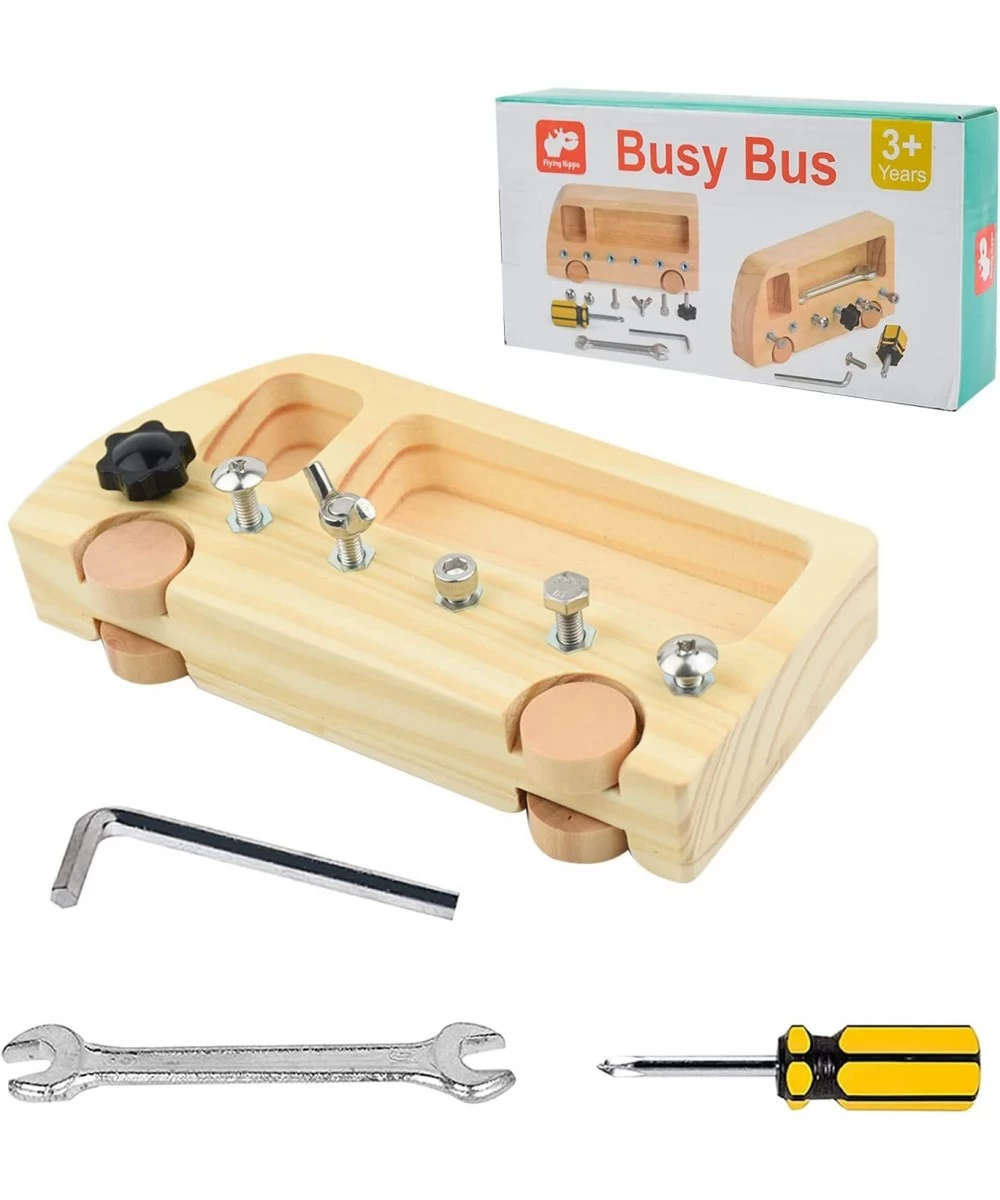 Montessori Screw Driver Board for Kids Basic Skills Montessori Materials Basic Skills Educational Learning Toys Wooden Sensor...