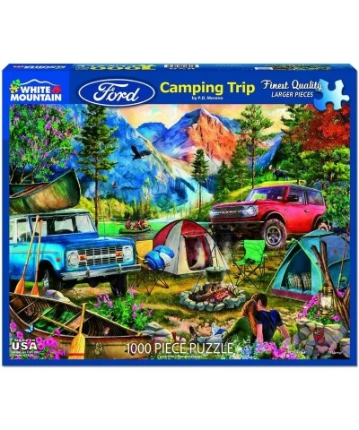 Puzzles Camping Trip - 1000 Piece Jigsaw Puzzle $33.95 Jigsaw Puzzles