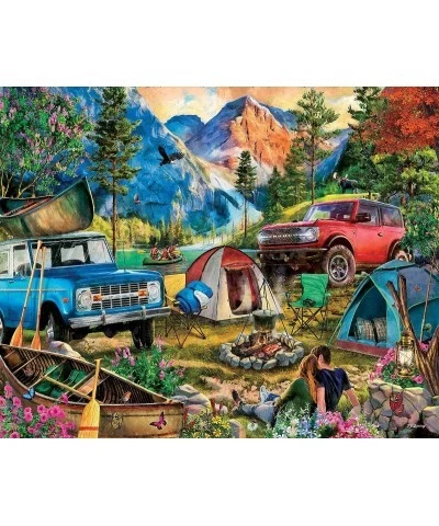 Puzzles Camping Trip - 1000 Piece Jigsaw Puzzle $33.95 Jigsaw Puzzles