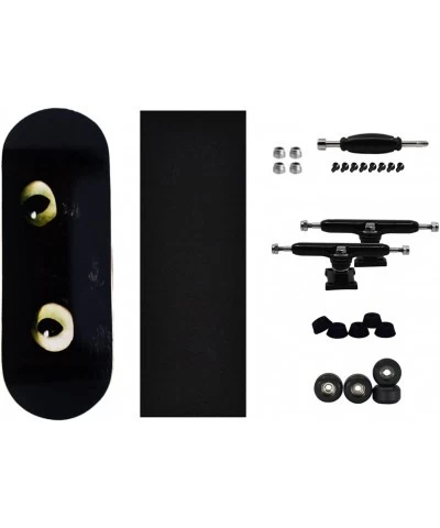 Complete Fingerboard Midnight Stare Edition - Premium Heat Transfer Graphic - Pro Shape & Size - Bearing Wheels Pro Trucks 61...