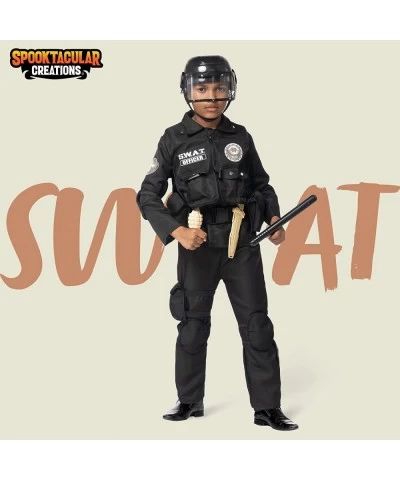 SWAT Officer Costume for Kids Halloween Party Trick-or-Treat Costume Themed Parties $56.72 Kids' Costumes