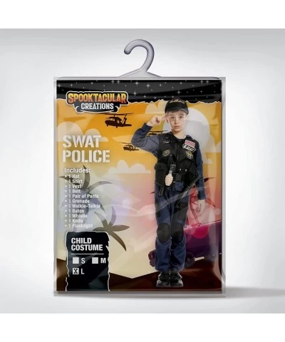 SWAT Officer Costume for Kids Halloween Party Trick-or-Treat Costume Themed Parties $56.72 Kids' Costumes