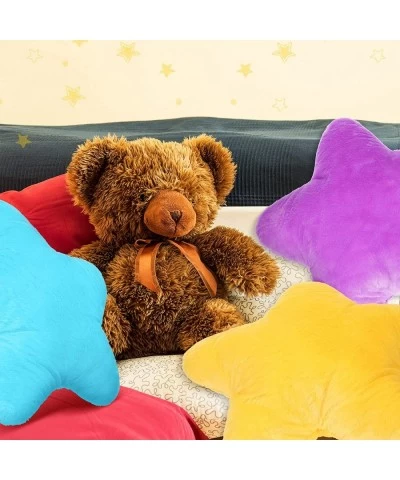 3 Pack Star Shaped Plush Pillow Stuffed Cushion Decorative Throw Pillow Star Pillow Aesthetic Fun Star Shaped Pillow Blue Pur...