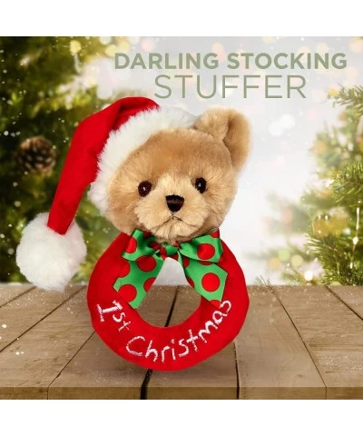 Bearington Baby's 1st Christmas Plush Soft Ring Rattle 5.5 inches $25.20 Baby Rattles & Plush Rings