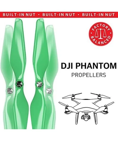 Upgrade Propellers for DJI Phantom 1-3 with Built-in Nut - Green 4 pcs $47.21 Remote & App Controlled Vehicles