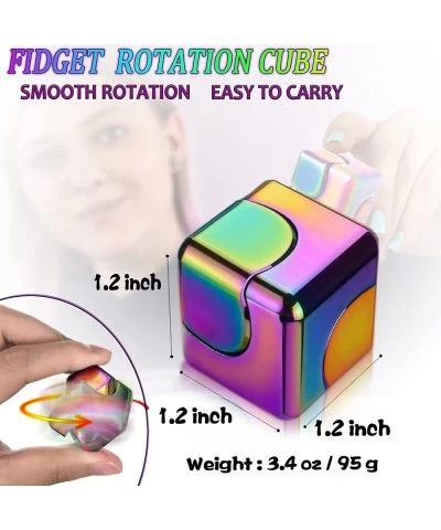 Fidget Cube Spinner Fidget Toys Desktop Stress Relieve Toys for Kids Adults (Rainbow) $21.38 Fidget Toys