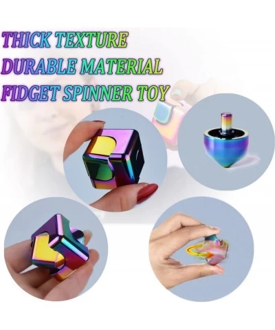 Fidget Cube Spinner Fidget Toys Desktop Stress Relieve Toys for Kids Adults (Rainbow) $21.38 Fidget Toys