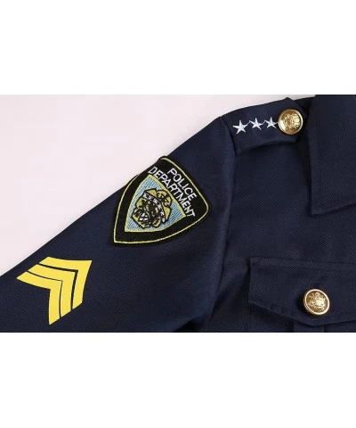 Police Costume for Boys Cop Costume Dress Up Set for Halloween Cosplay Party Costume $48.00 Kids' Costumes