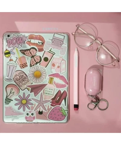 Girl's Pink Aesthetic Stickers Waterproof Cute Stickers 50 PCS Water Bottle Laptop Phone Stickers for Teens Kids $14.62 Kids'...