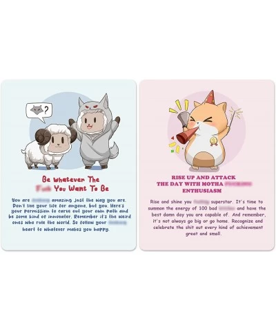 Affirmies Profanity Affirmation Cards Deck - Treat Your Fine A** Self - 50 Positive Affirmations for People Who Like to Say F...