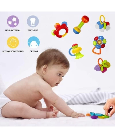 Baby Rattle Toys for Infant - Baby Toys Rattles and Teethers for Girls Boys 0-3-6-9-12 Months - Baby Rattle Set 13pcs - Newbo...