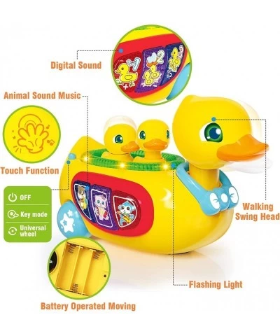 Baby Toys Musical Duck Crawling Baby Toys for 12-18 Months Early Learning Educational Toy with Light & Sound Birthday Toy for...