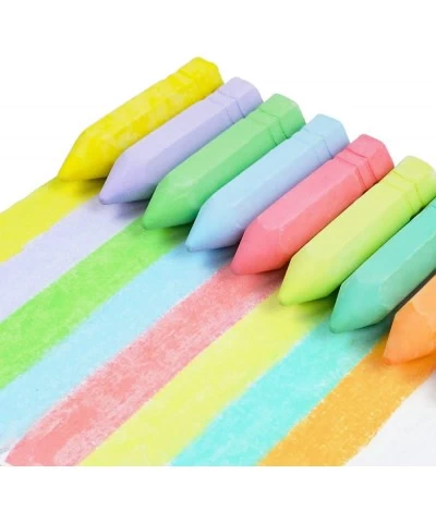 96PCS Washable Sidewalk Chalk Set Cone Shaped Non-Toxic Jumbo Chalk in 12 Colors Cone Shaped Washable Chalk for Kids Outdoor ...