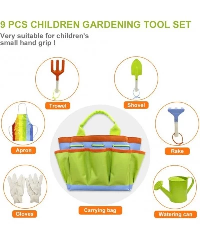 Kids Gardening Tool Set 7pcs Garden Tools for Kids Shovels Watering Can Gloves Outdoor Beach Toys for Boys and Girls $32.75 T...