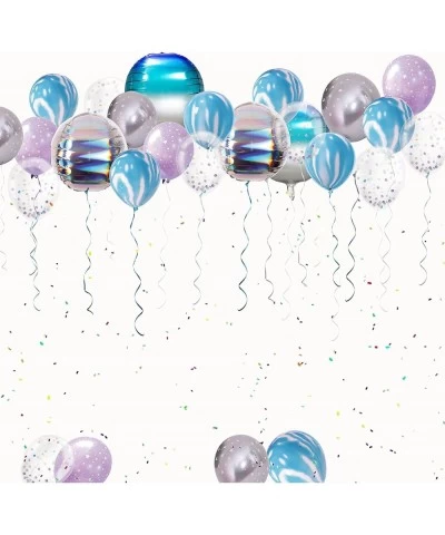 22 pcs Pink and Blue Iridescent Balloon Kit Holographic Party Decorations Wedding Birthday Balloon Arch Baby Shower Christmas...