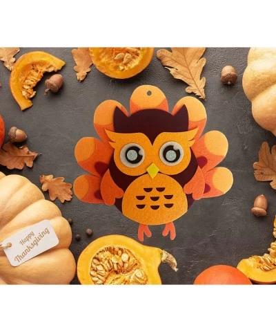 Fall Thanksgiving Felt Craft Kit - DIY Turkey Owl Pumpkin –Give Thanks Harvest Party Favors Supplies $17.73 Kids' Drawing & W...