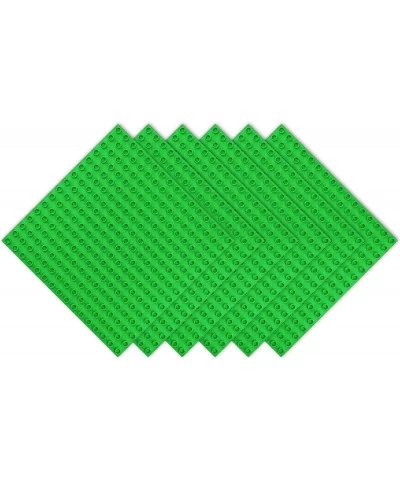 Classic Large Blocks Baseplates Compatible for| Large Pegs for Toddlers | 10 in. x 10 in. (6 Pack Green) $34.75 Toy Building ...