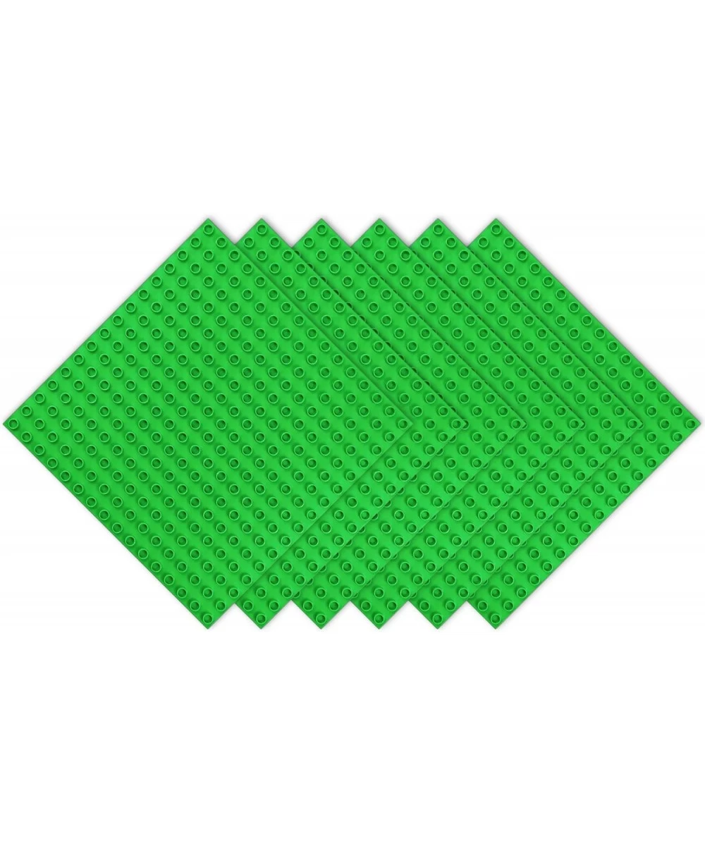 Classic Large Blocks Baseplates Compatible for| Large Pegs for Toddlers | 10 in. x 10 in. (6 Pack Green) $34.75 Toy Building ...