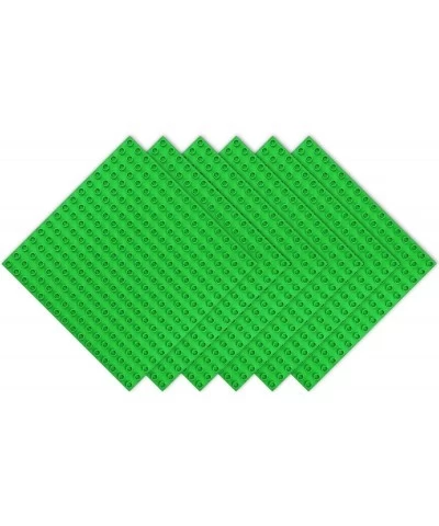 Classic Large Blocks Baseplates Compatible for| Large Pegs for Toddlers | 10 in. x 10 in. (6 Pack Green) $34.75 Toy Building ...