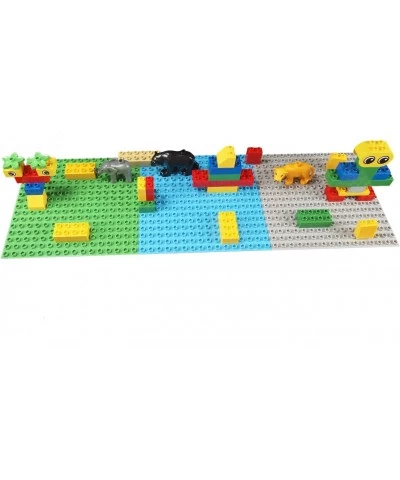 Classic Large Blocks Baseplates Compatible for| Large Pegs for Toddlers | 10 in. x 10 in. (6 Pack Green) $34.75 Toy Building ...