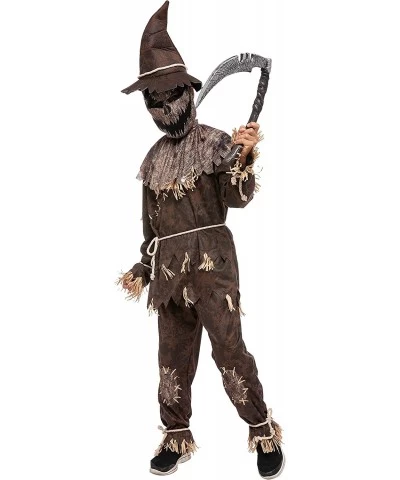 Halloween Boys Wicked Scarecrow Costume Kids Scary Scarecrow Dress-up for Toddlers Role-Playing $58.89 Kids' Costumes