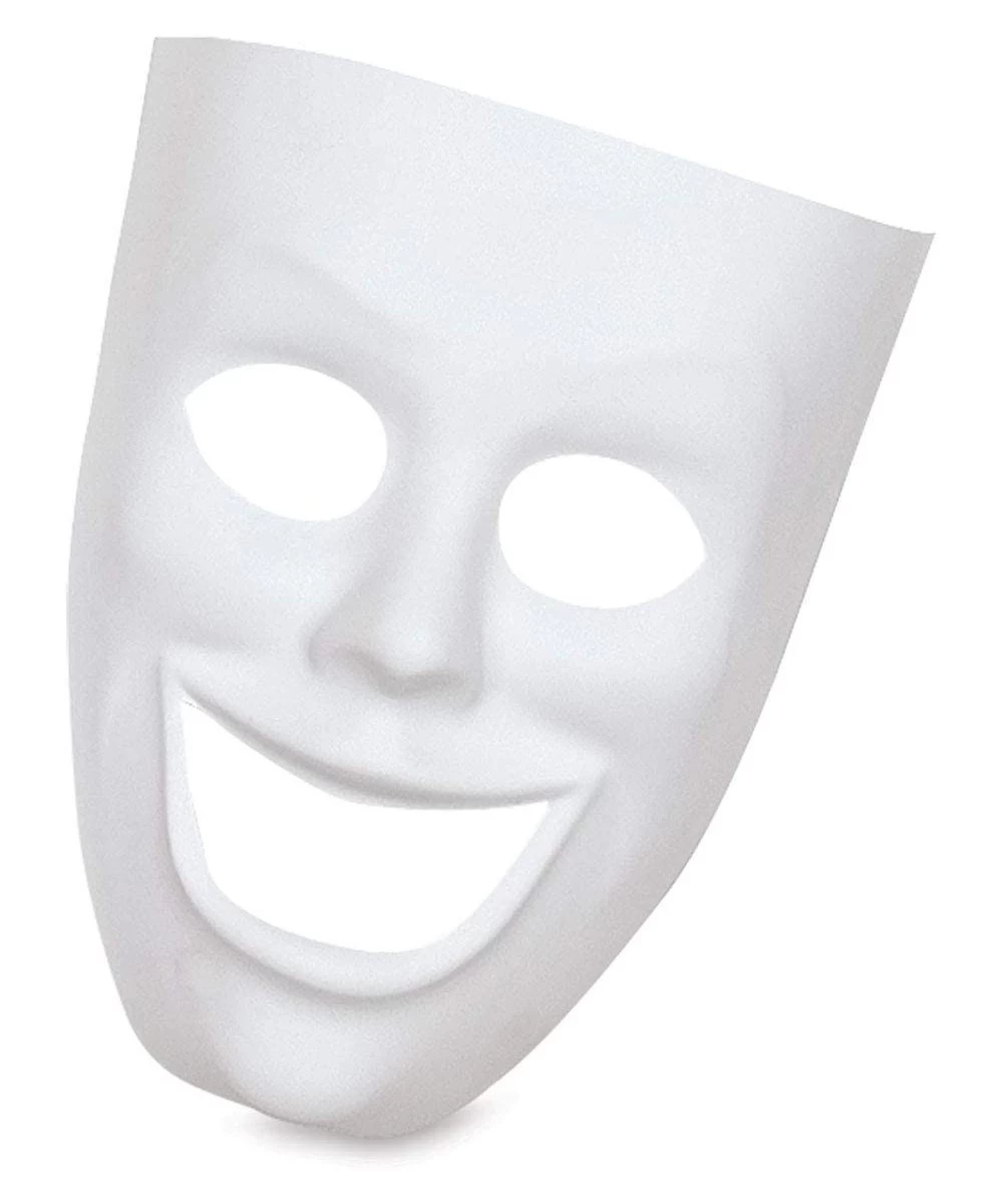 PM4209 Plastic Mask Happy Face $13.48 Kids' Dress-Up Accessories