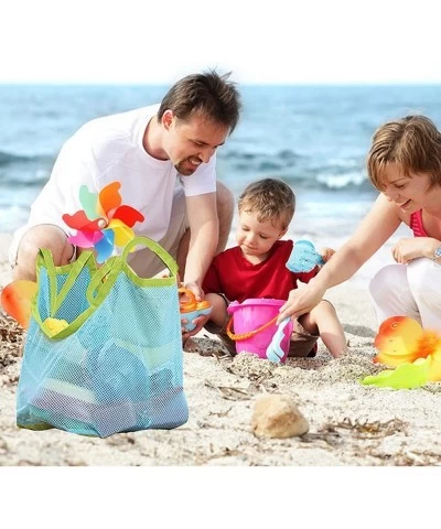 Mesh Beach Bag 2 Pack Large Beach Toy Bag Kids Sand Toys Storage Bag Sea Shell Bag Beach Toys Tote Bag Beach Pool Gear $18.18...