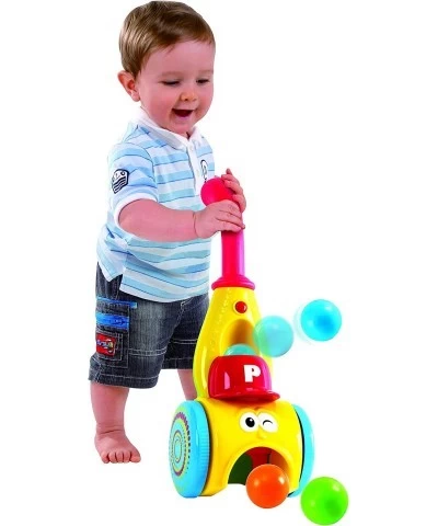 Baby Push Walker & Whirl Scoop A Ball Launcher Walker Toddler Music Walking Push Toy Early Education Toy for 12 Months+ Old 2...