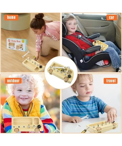 Montessori Screw Driver Board for Kids Basic Skills Montessori Materials Basic Skills Educational Learning Toys Wooden Sensor...