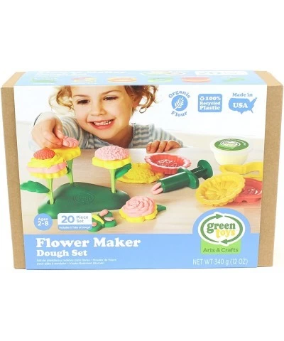 Flower Maker Dough Set-21 Piece Pretend Play Motor Skills Creative Arts &Crafts Activity Kids Toy Set No BPA phthalates Dishw...