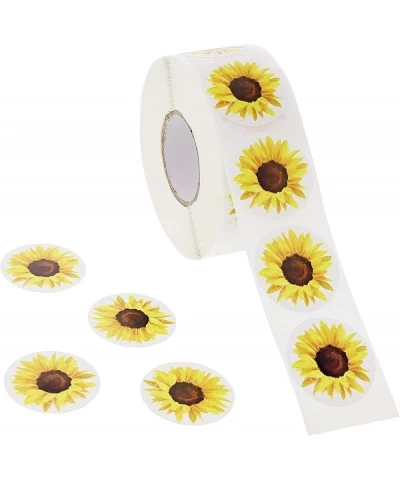 1000 Pieces Yellow Sunflower Stickers for Envelopes Flower Decals Roll for Kids DIY Crafts Seals for Invitations (1.5 in) $20...