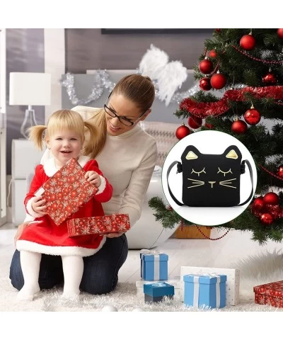 3 Pcs Cat Shoulder Bag Set Cute Hand Bags Handbag with Mini Coin Purse Cat Headband for Christmas Girl Birthday (Black) $24.9...