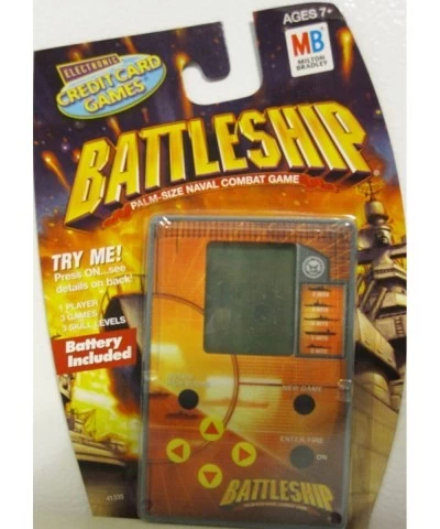 Electronic Battleship Handheld Credit Card Size Game $77.18 Kids' Handheld Games