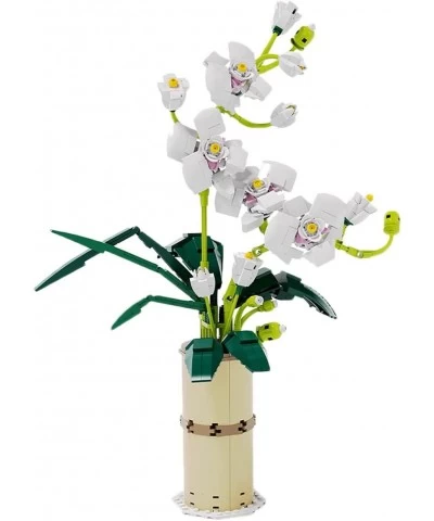 Flower Bouquet Building Kit Phalaenopsis Orchid Bonsai Creative Building DIY Building Blocks Education Toy Botanical Gift Set...