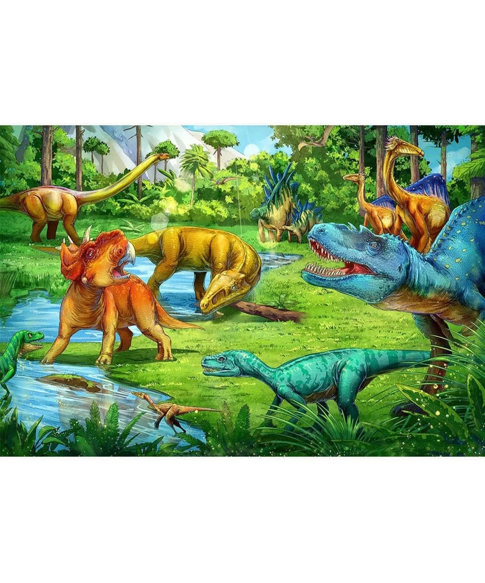 Puzzles for Kids Ages 4-8 Year Old 100 Piece Dinosaur Jigsaw Puzzle for Toddler Learning Preschool Educational Puzzles for Bo...