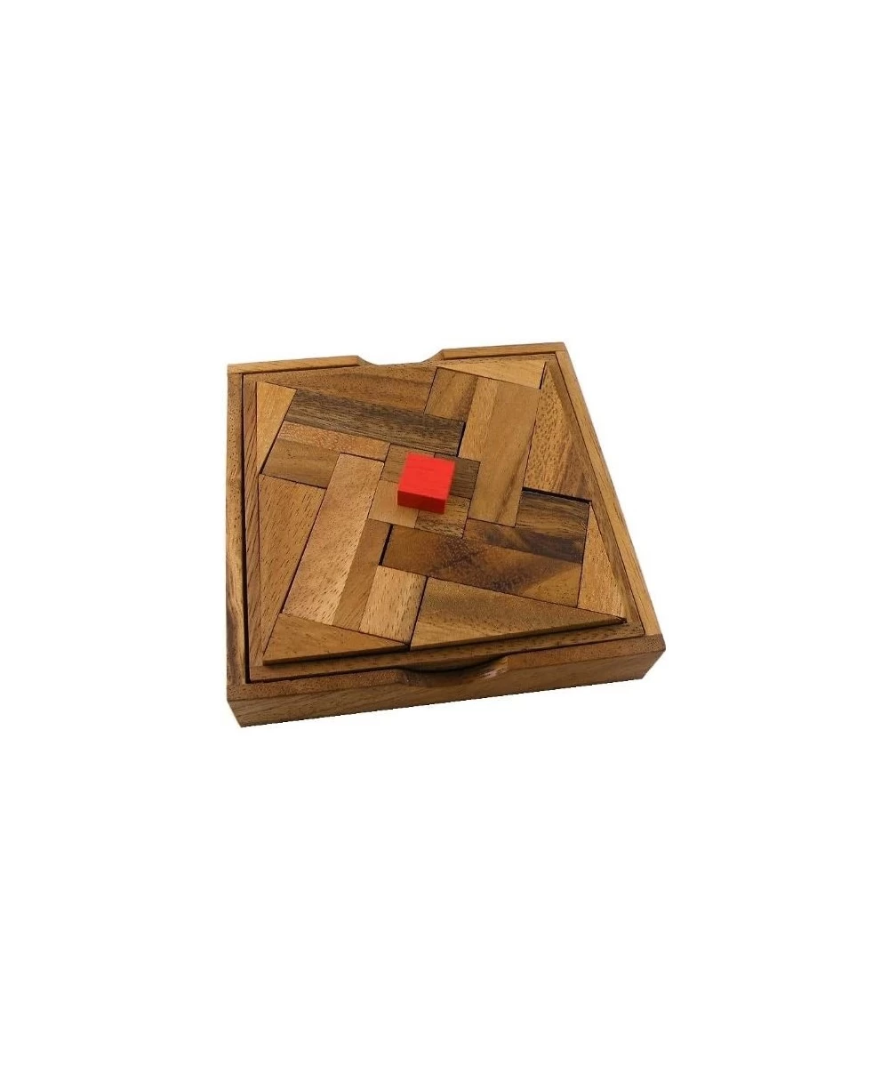 Impossible Square Wooden Puzzle Brain Teaser $50.80 3-D Puzzles