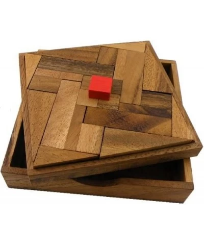 Impossible Square Wooden Puzzle Brain Teaser $50.80 3-D Puzzles