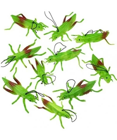 10pcs Plastic Grasshoppers Insect Figures Toys Fake Bugs Green for Insect Themed Party Children $28.47 Gags & Practical Joke ...